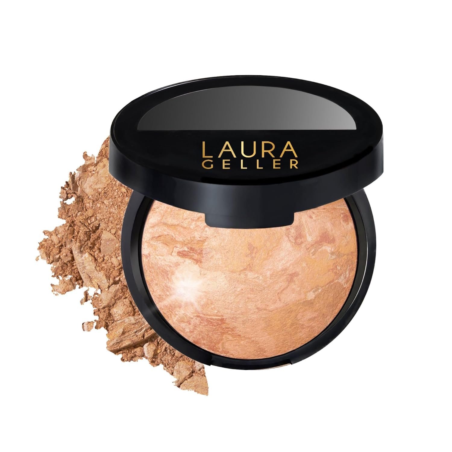 LAURA GELLER NEW YORK Baked Balance-N-Glow Illuminating Foundation – Light – Buildable Sheer to Light Coverage – Satin Finish